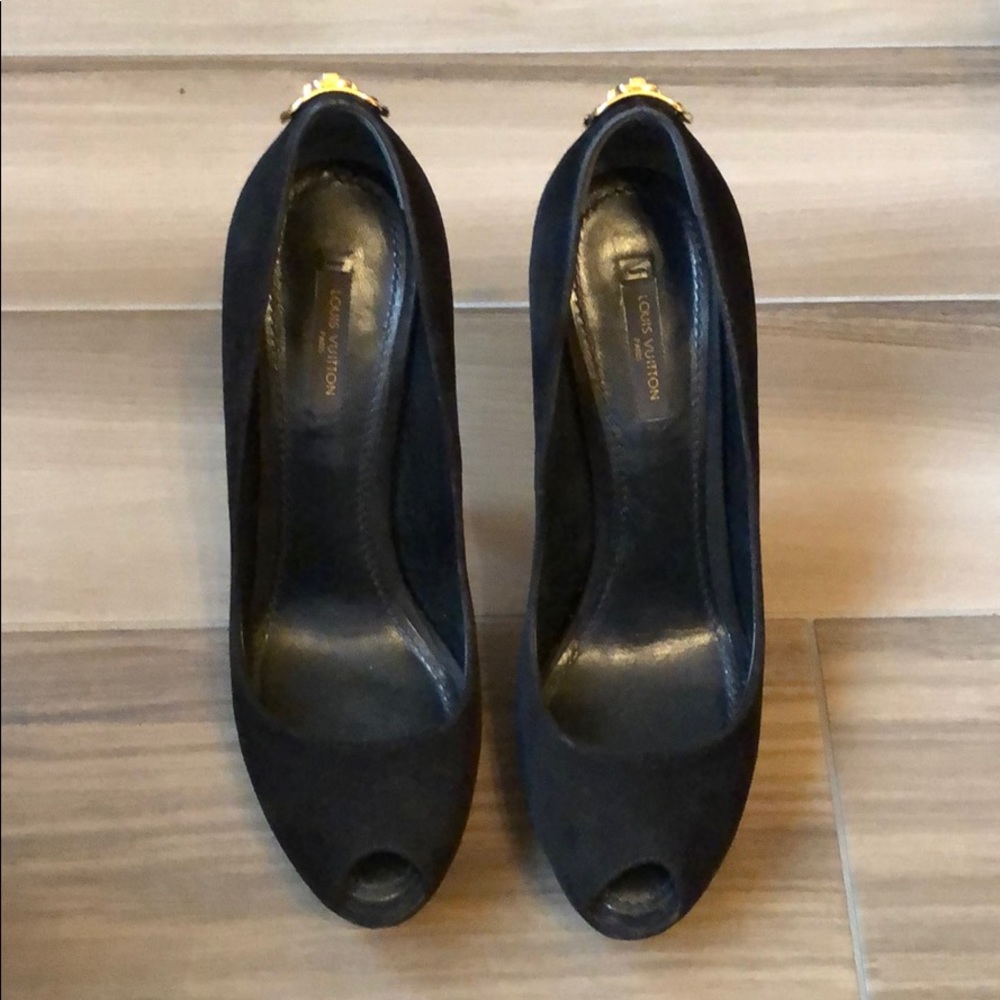 Black Louis Vuitton Heels